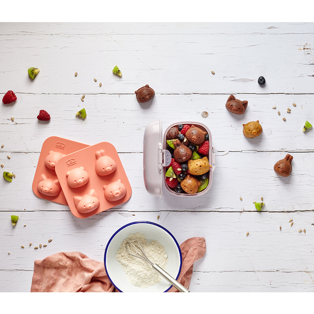 Набор форм для кексов 2шт Monbento MB Silifriends