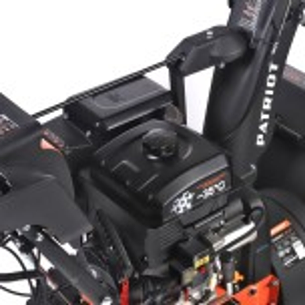 Снегоуборщик бензиновый гусеничный двухступенчатый PATRIOT Сибирь 110 ET с электростартером 220В 426107110