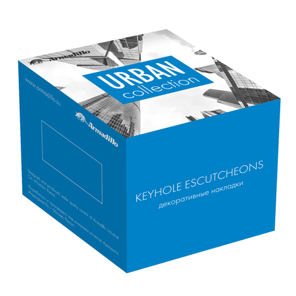 Накладка под цилиндр ET.R.URB52 (ET URB) BPVD-77 вороненый никель