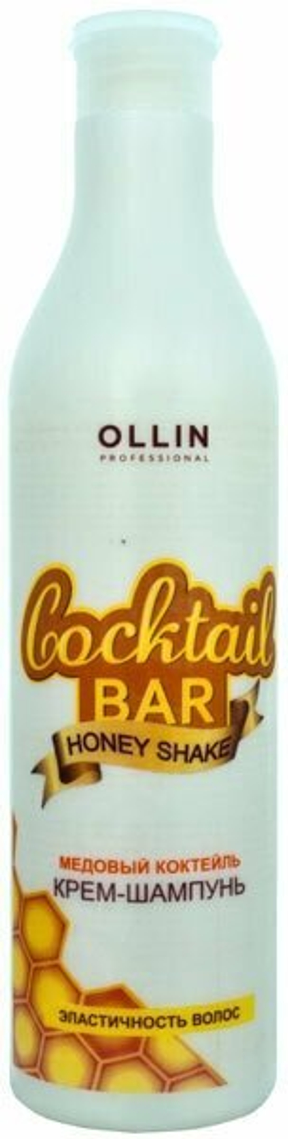 OLLIN Cocktail BAR Крем-шампунь "Медовый коктейль" Эластичность волос 500мл
