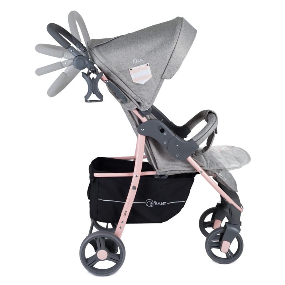 Коляска детская "KIRA Trends" RA055 Lines Peach