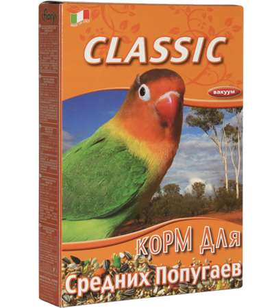 Фиори Classic Средние попугаи 650гр.