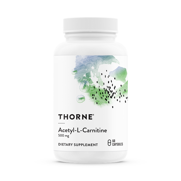 Ацетил L-карнитин, Acetyl-L-Carnitine, Thorne Research, 60 капсул