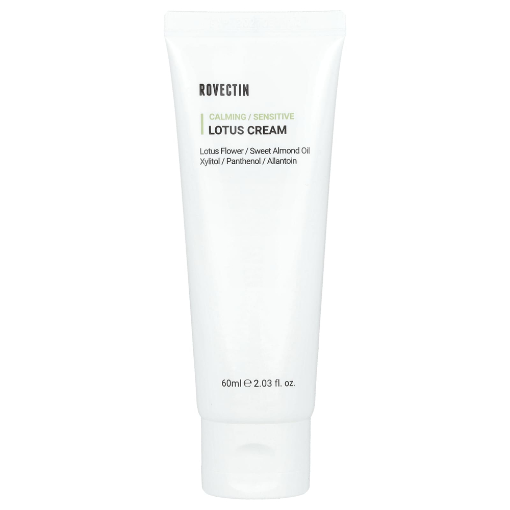 Rovectin, Успокаивающий крем с лотосом, 60 мл (2,03 жидк. унц.)