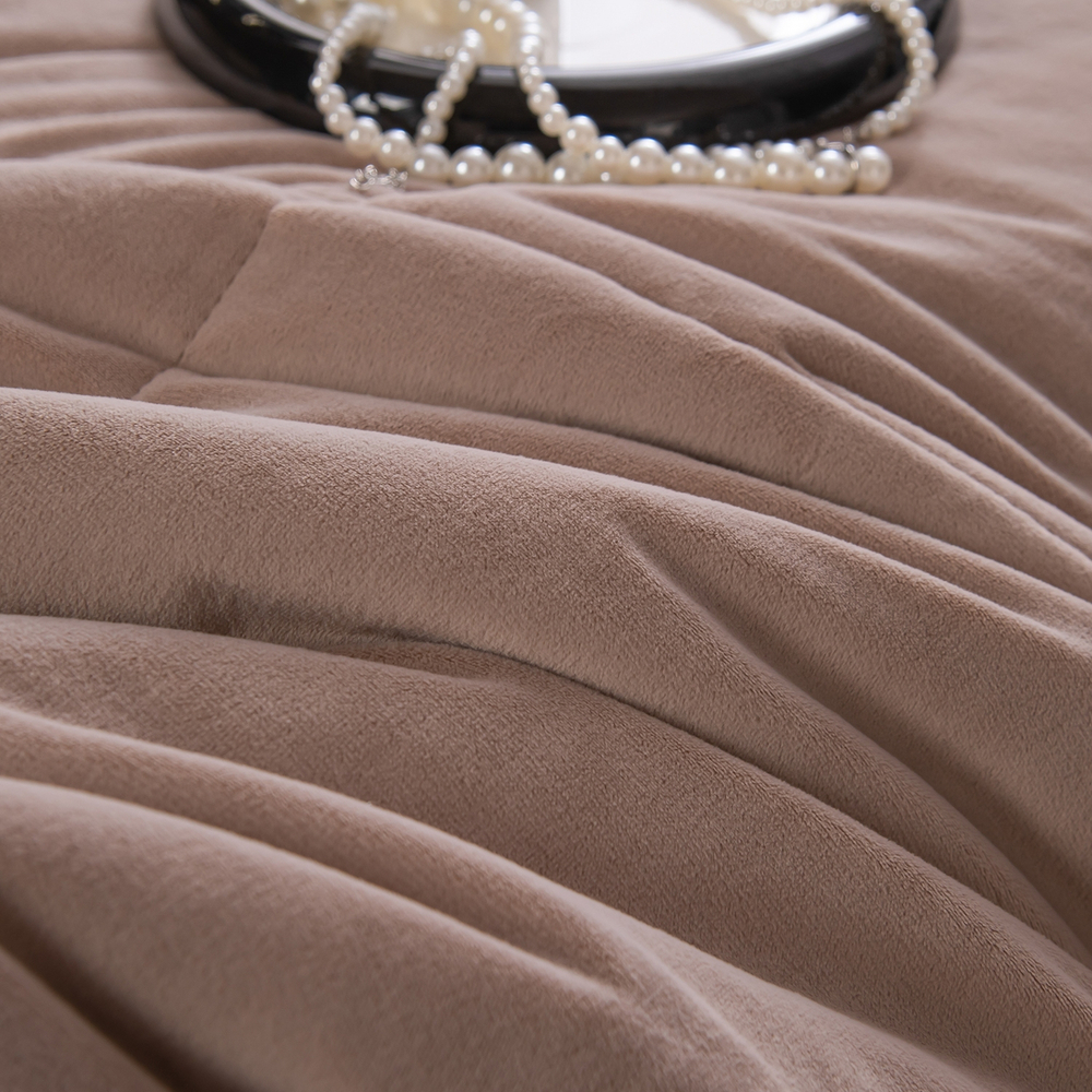 Комплект постельного белья на резинке Сатин Velouria Luxe с Одеялом VLR007