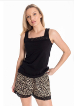 Майка с кружевом