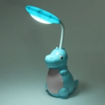 Настольная лампа «Sweet - Дино» 7*13*25 см LED, USB 1w 5v, Голубой/розовый
