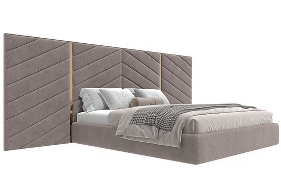 Кровать Альберо с широким изголовьем