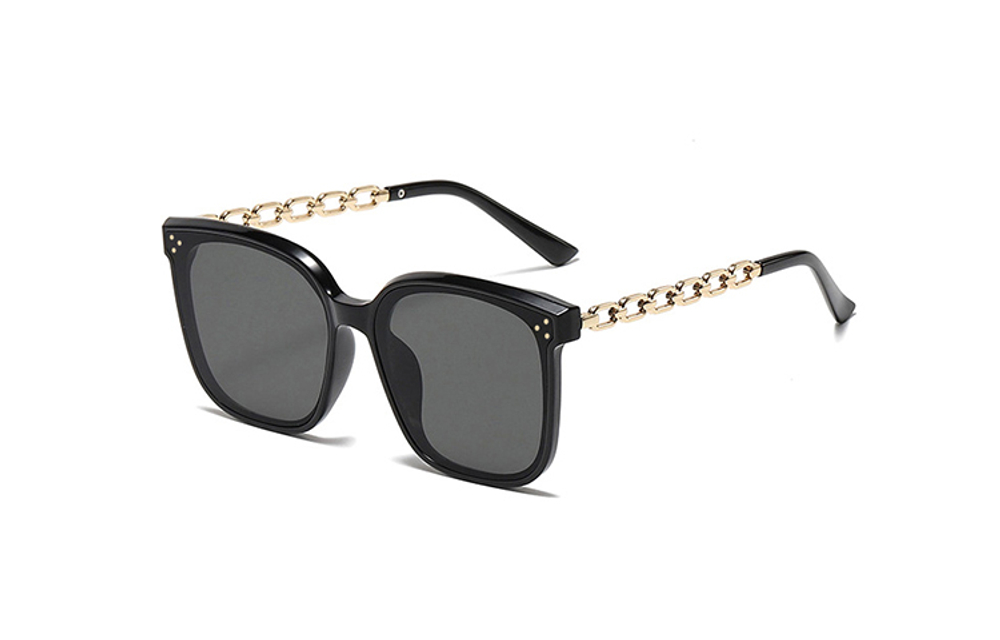 LILY&LOTTY PC Square Sunglasses Unisex Black