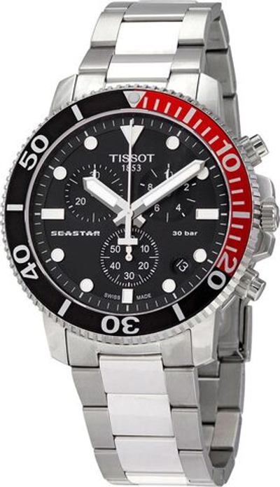 Швейцарские наручные часы Tissot T-Sport Seastar T120.417.11.051.01 с хронографом