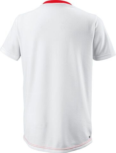 Футболка для мальчика теннисная Wilson Team II Triangle Crew B - team red