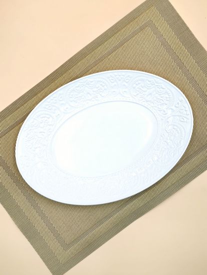 Блюдо овальное 30х22 см. набор 2 шт. Ажур классик