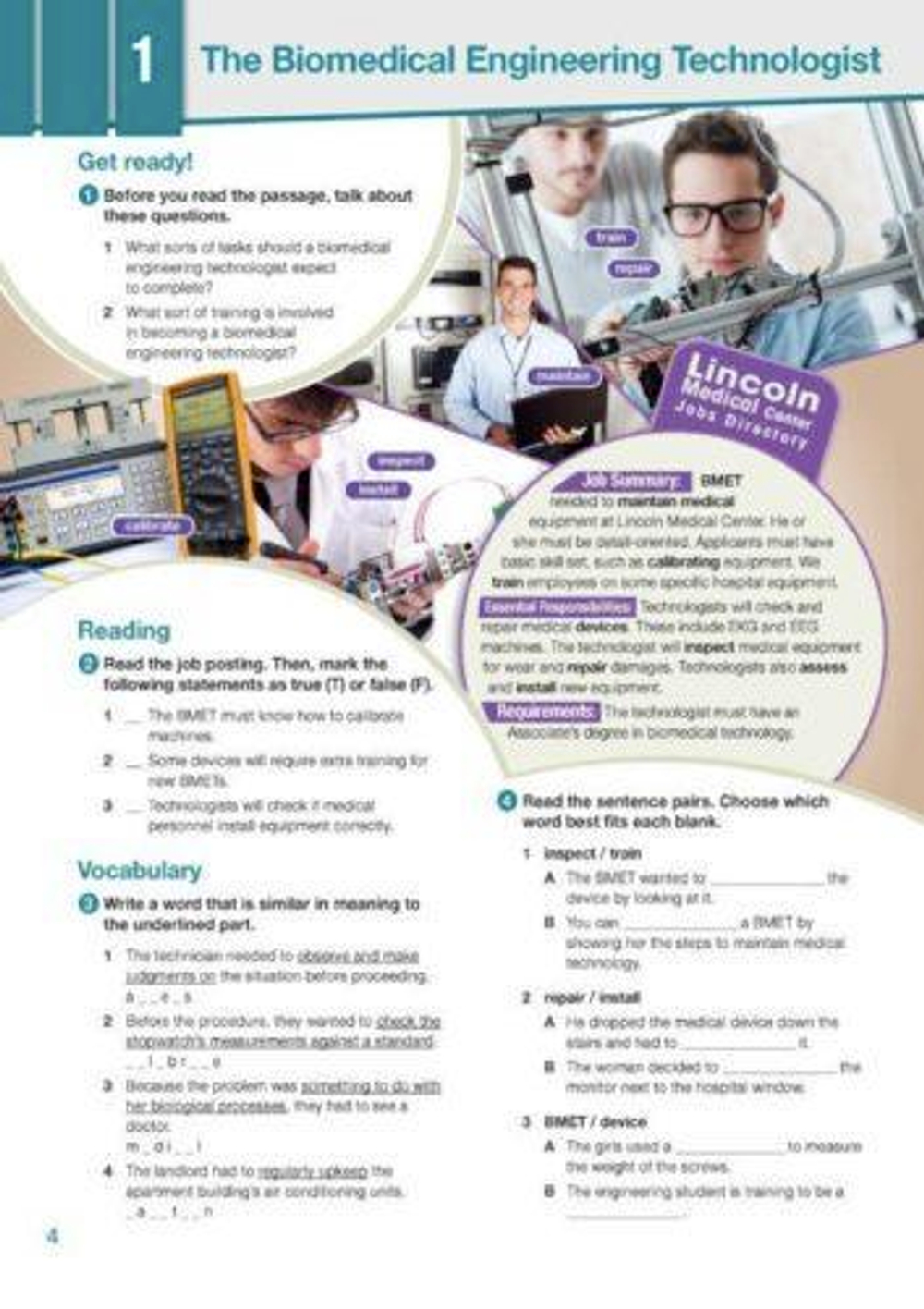 Medical equipment repair (esp). Student's Book with DigiBooks Application. Учебник с доступом к электронному приложению