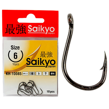 Крючок Saikyo KH-10085BN08-10 Special Feeder № 8 10шт Длина 15.5мм