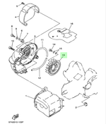 Крыльчатка охлаждения Yamaha YA100 (5FAE26110000)