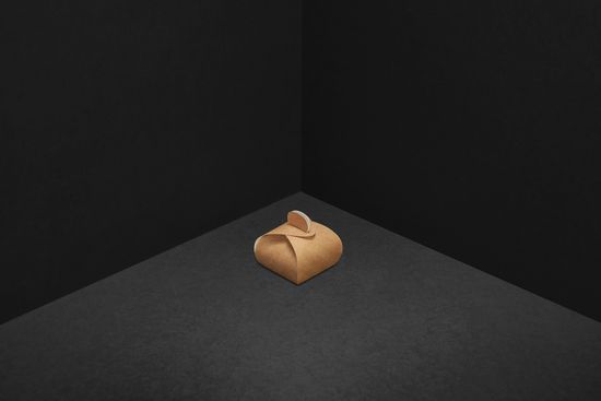 Упаковка для 4 шоколадных конфет. Бонбоньерка