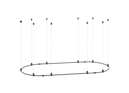 Donolux Magnet Modular System «CODE 1.2»,  D800xL1800хH95-3000 мм (высота регулируется),  DC24V,  подве