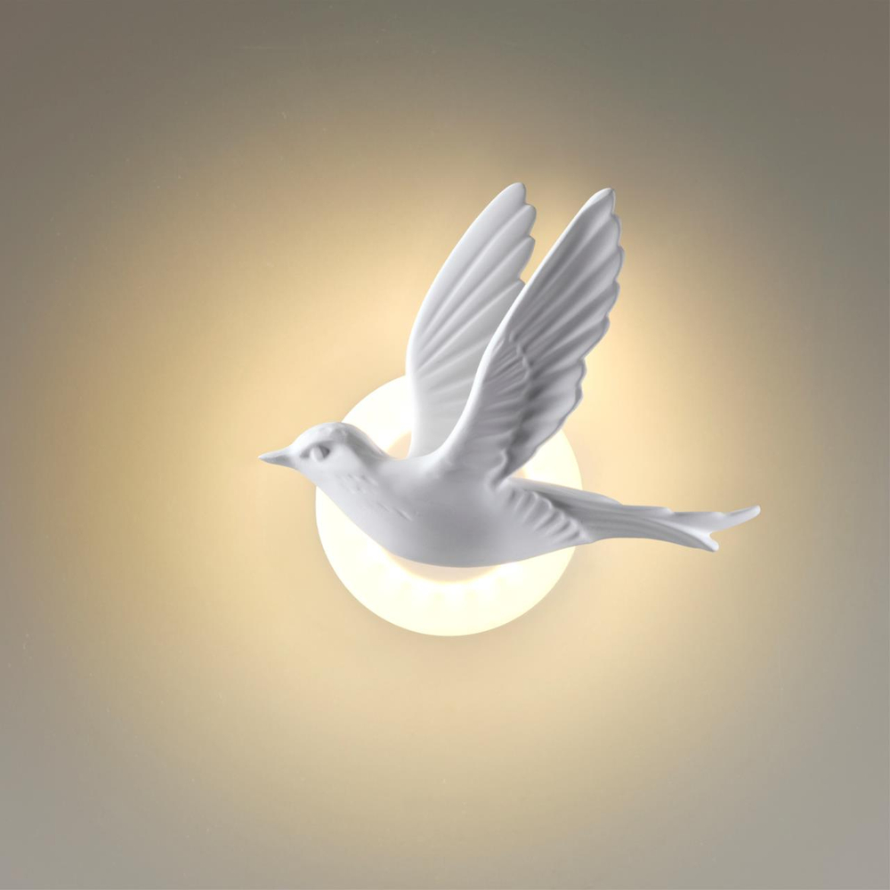 4341/3WL HIGHTECH ODL22 429 белый гипс Настенный светильник (ЛЕВ.) IP20 LED 3W 122Лм 3000K COLOMBELLA