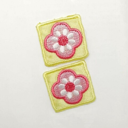 Термоаппликации HKM "Цветочек", 3,3 х 1,9 см, 1 шт (10206100/300514/0004599/09_Германия)