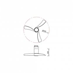 Светильник с вентилятором Mantra NEMO 9053