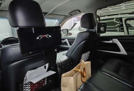 Комплект мониторов на подголовник для Lexus и Toyota - Radiola RDL-LC 1269 Black с сенсорным экраном 12,3” (1920 х 720 пикселей, Android 11, 8+128Gb, 4G)