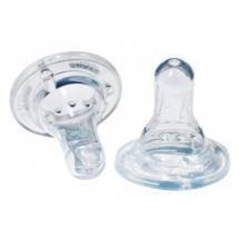 Бусинка соска силиконовая для бутылочек средний поток Б-500, 2 шт