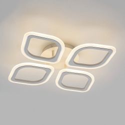 Citilux Ромби CL236040R LED Люстра с пультом Белая
