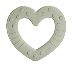 Силиконовый прорезыватель BIBS Baby Heart - Sage