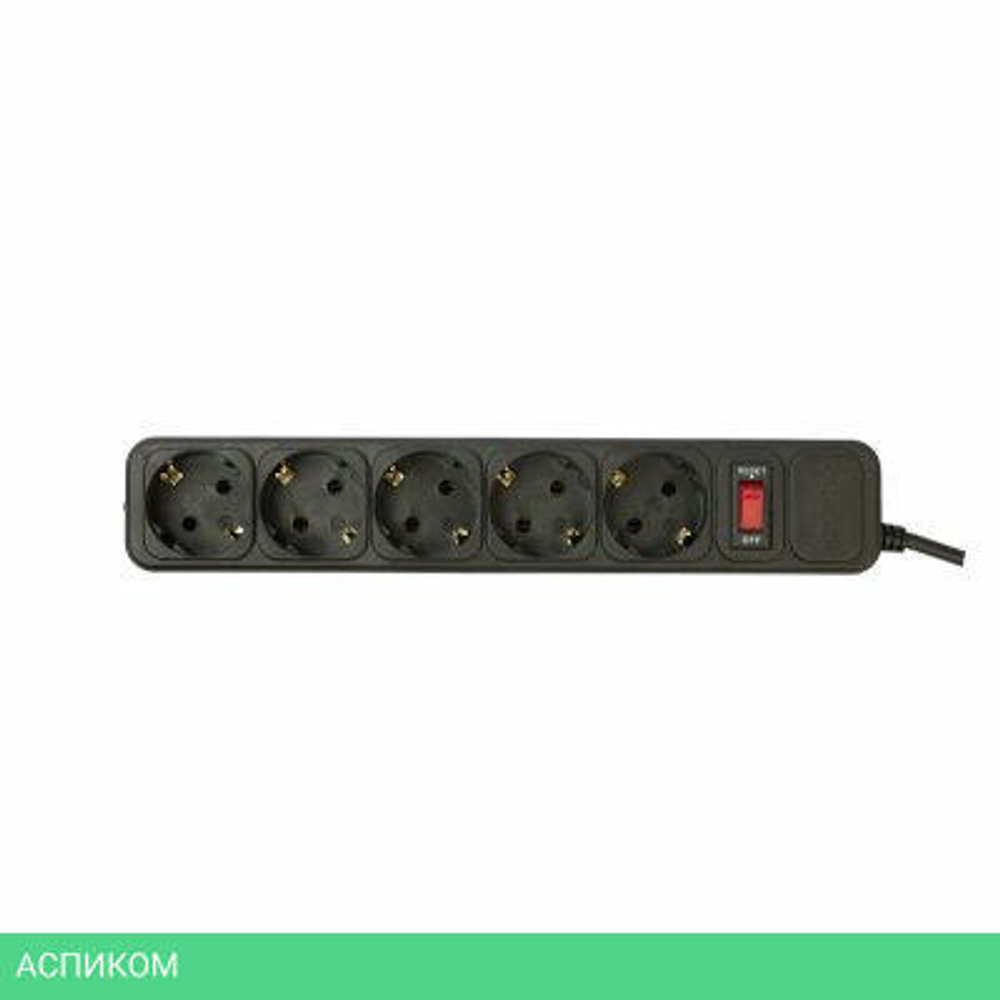 Сетевой фильтр PC Pet AP01006-3-BK черный