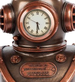 WS-384 Часы в стиле Стимпанк «Водолазный шлем»