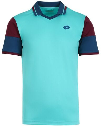 Мужское теннисное поло Lotto Top Ten II Polo PL - ceramic blue