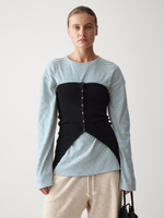 Вязаный корсет BUTTON