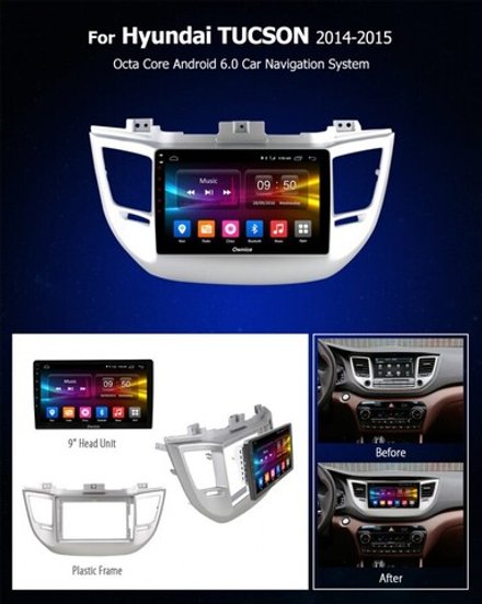 Магнитола для Hyundai Tucson 2016-2018 - Carmedia OL-9705 IPS, Android 10, 8 ядер (TS18), 4G SIM-слот