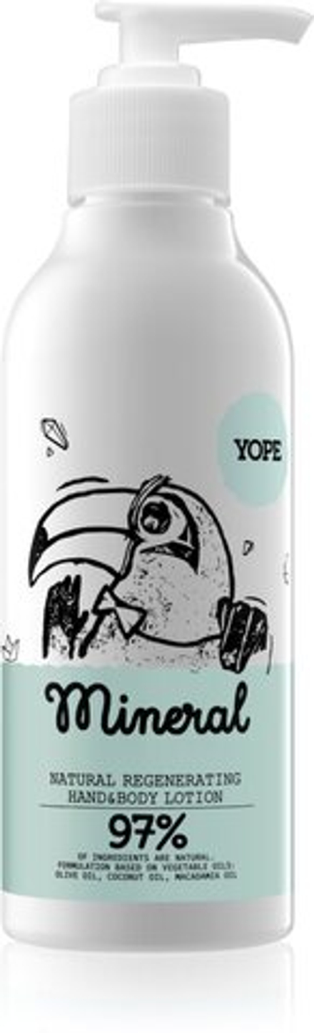 Yope Mineral - увлажняющий лосьон для рук /   300  ml  / GTIN 5900168900301