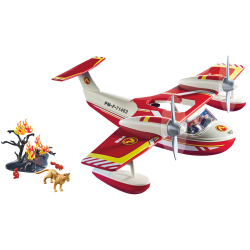 Playmobil - Action Heroes Самолет пожарной службы с функцией тушения пожара 71463