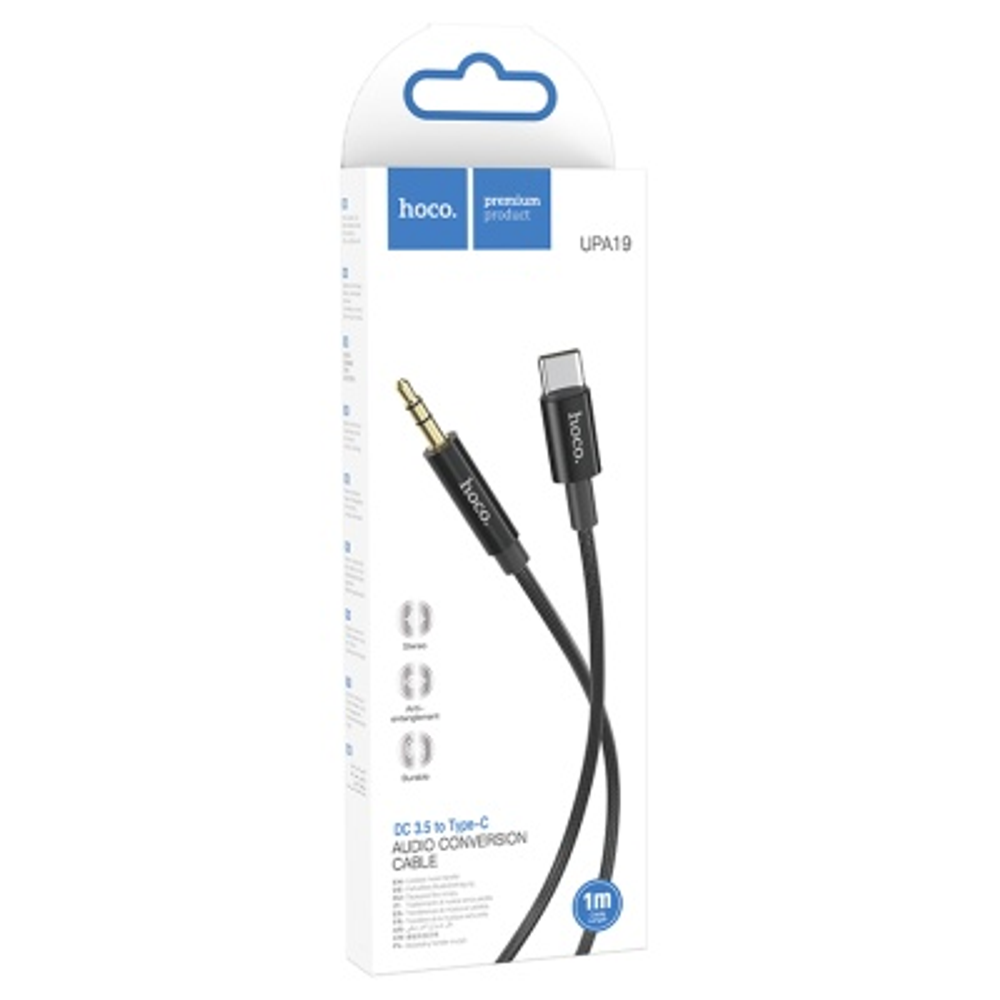 UPA19 digital audio conversion cable for Type-C(Type-C male connector to DC3.5 male connector)