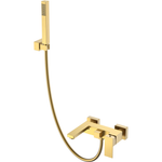 Смеситель для ванны с душем Boheme Qubic 473-MW matt white