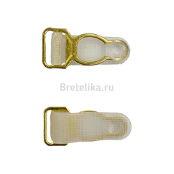 Держатели чулок (пажи) металл. золото 32 мм