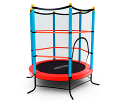 Батут детский DFC SMRKIDS 55" с сеткой, RED