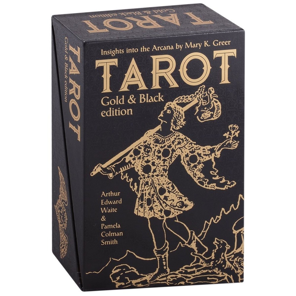 Набор "Таро Золото на Чёрном / Gold & Black edition Tarot"