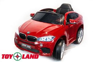 Детский электромобиль Toyland BMW X6M mini Красный