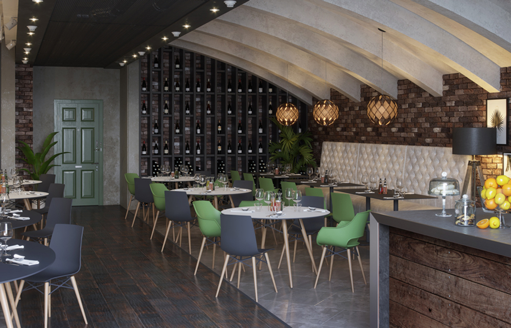 Стул пластиковый Papatya X-Treme-S Wox Pro Beech Wood, антрацит