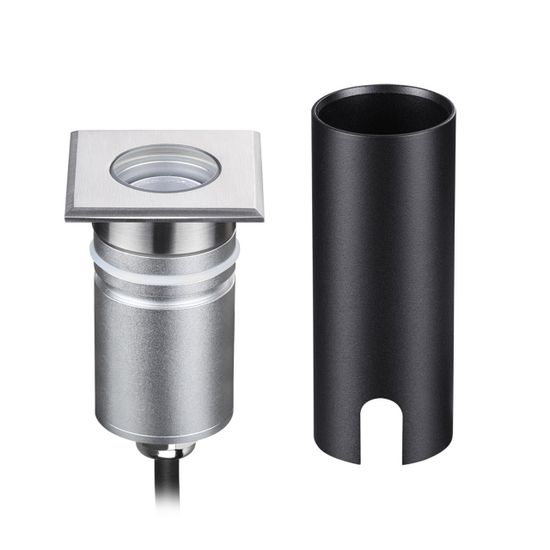 6661/1GB NATURE ODL24 729 черный/металл Встраиваемый грунтовый светильник IP67 LED 3W 4000K 60° 12V/24V INGRO (нужен драйвер 357781/357782)