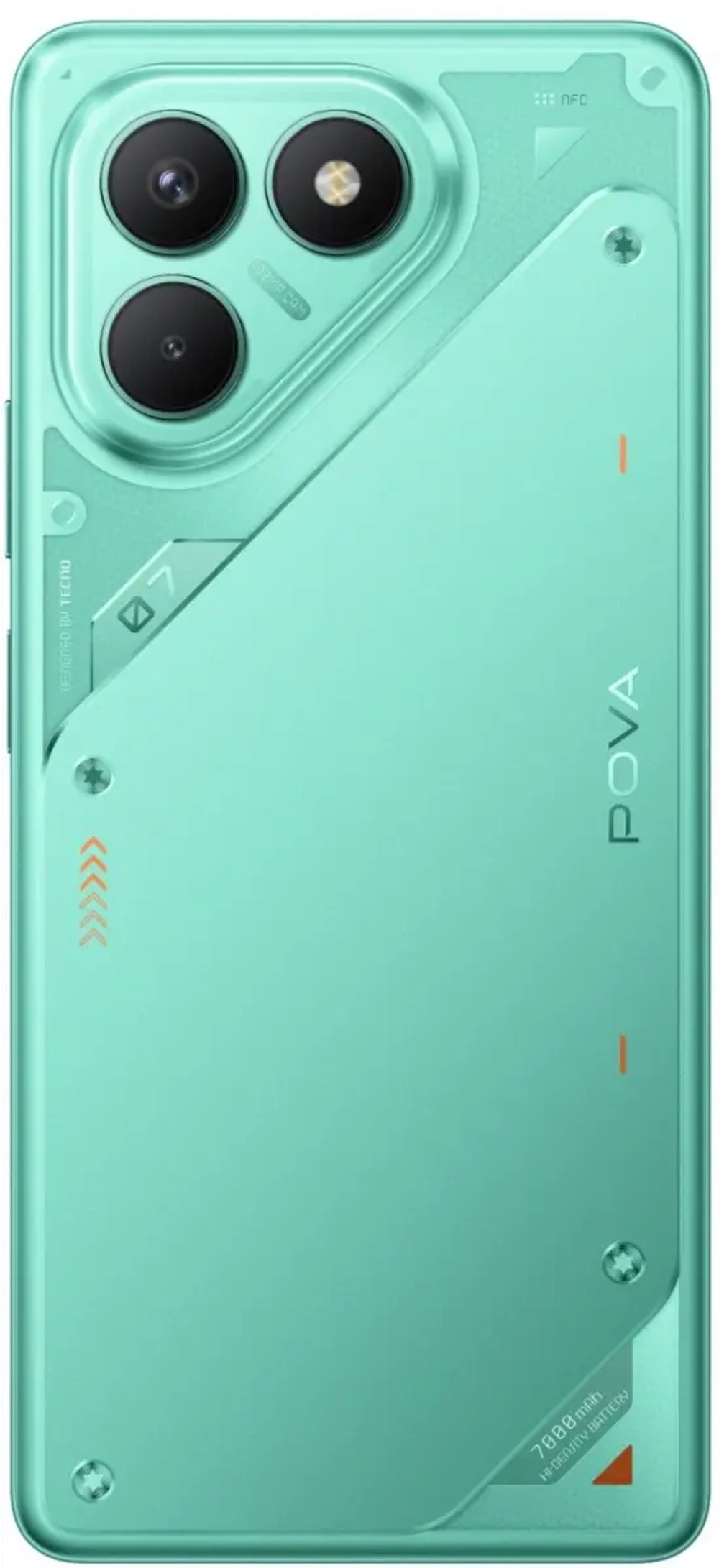 Смартфон Tecno Pova 7 Neo 8/256Gb Neon Cyan (LJ6)