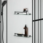 Душевая кабина Niagara Standart ST90/15Q/KL/BKT 90х90 стекло прозрачное/профиль черный матовый