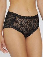 Завышенные кружевные трусики-слипы Dolce Amore (Размер: XL) (Цвет: белый)