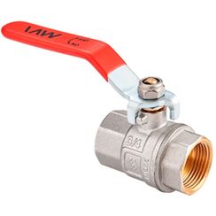 Кран шаровой MVI латунный Ду 20 PN40 вн-вн, рычаг