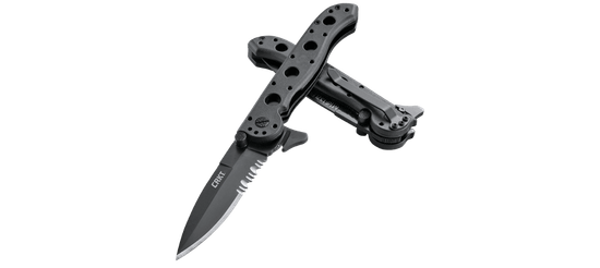 Складной нож CRKT M16-13ZLEK BY KIT CARSON c клинком из стали AUS-8, рукоять GRN