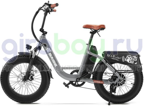 Электровелосипед Saige Cityrange 4.0 (48V/13Ah) - Серый фото №1