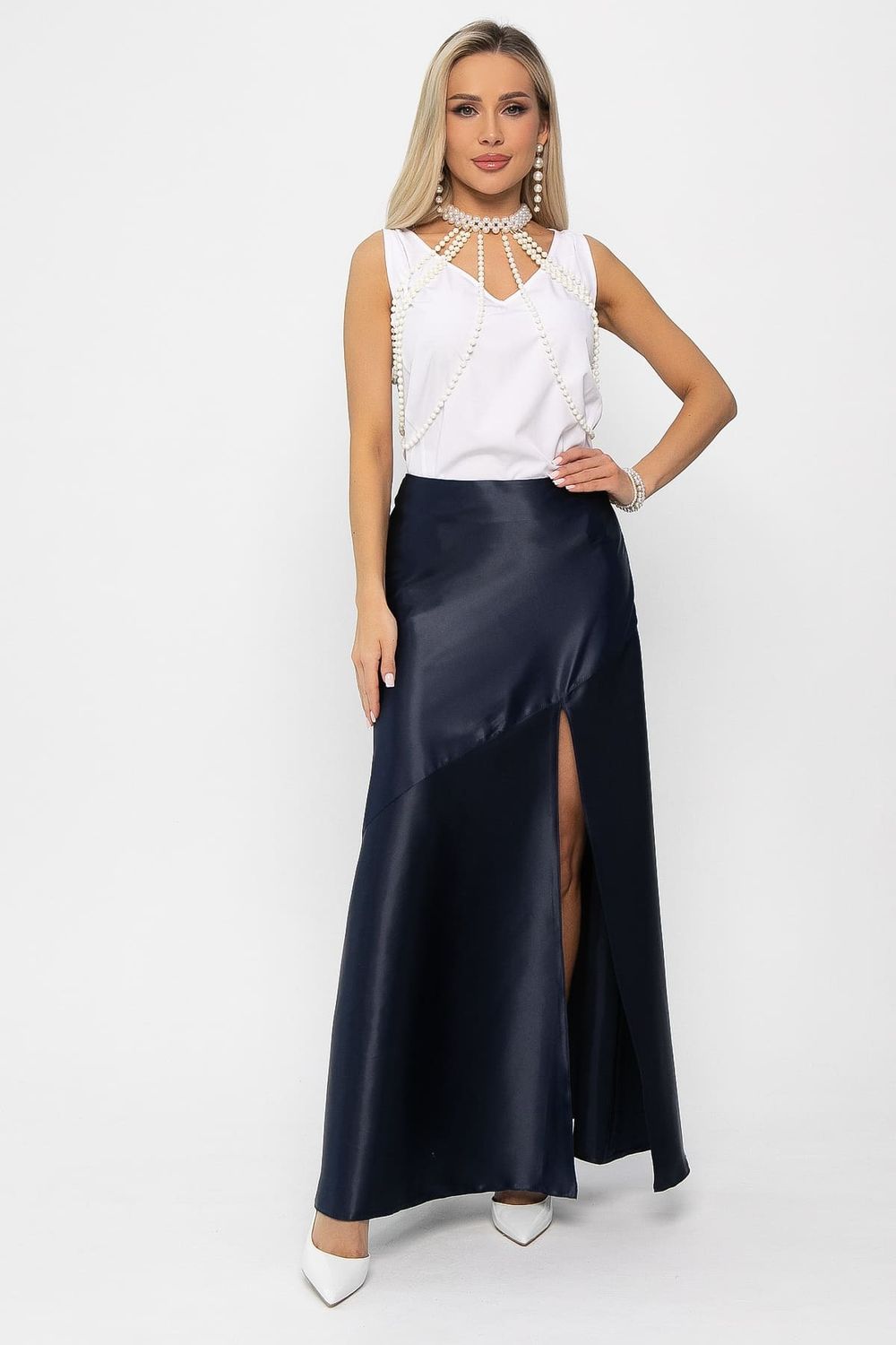 Юбка Татьяна (синяя) Ю13543-16М LT Collection